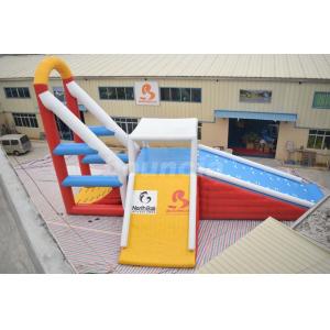 China Commercial Grade Water Sports Inflatables Jumping Tower For Lake supplier