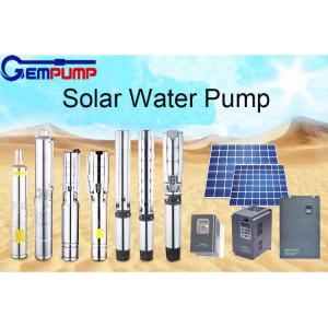 Submersible 4 Inch DC48V Solar Powered Irrigation Pump 304 Stainless Steel