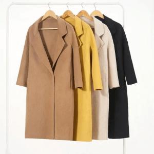China Winter Wool Coat Trench Coat Anti UV OEM Custom Size For Ladies Women supplier