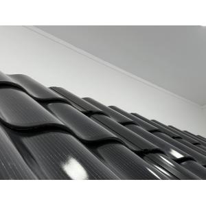 China 短絡電流 8.62A BIPVソーラールーフタイル 太陽光発電 最大システム電圧 DC 1000/1500V IEC 50W ソーラーパネルタイルシングル wholesale