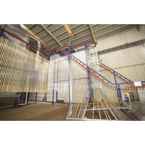 Vertical ALuminum Profile Powder Coating Production Line For Construction Projects