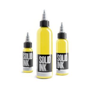 120ML 260ML Bright Yellow Tattoo Ink Non Toxic Organic Tattoo Pigment