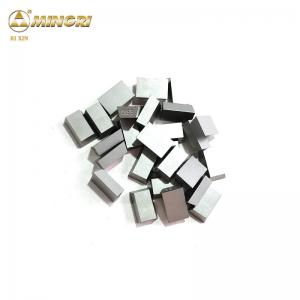 China SS10 Tungsten Carbide Stone Cutting Inserts For Chain Saw , Carbide Saw Tips supplier