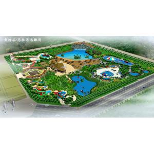 Fiberglass Water Slide Tubes Amusement Park Games / Customized Water park