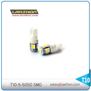 China 12V T10 5SMD W5W 194 168 5050 LED Auto Light Bulbs , Car Led Indicator Bulbs supplier