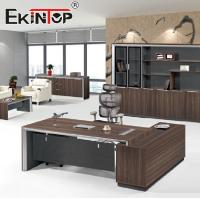 China Luxury Modern Office Desk Wood Desk With Drawers CEO Boss Executive Office Table on sale