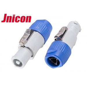 500V 10A Waterproof LED Connectors Reliable Inside / Outside Gray And Blue