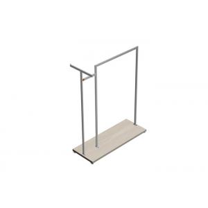 China Commercial Freestanding Metal Garment Display Stand Fashion Style For Shopping Mall wholesale
