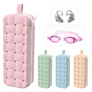 China Large Capacity Double-Sided Silicone Swimming Goggles Box Breathable Glasses Protective Case for Outdoor Enthusiasts wholesale