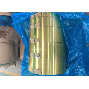 China Epoxy Hydrophilic Gold Aluminium Foil H22 For Air Conditioner Radiator supplier