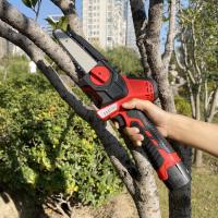 China 6'' Small Handheld Pruning Chain Saw Electric Cordless Chainsaw Gardening on sale