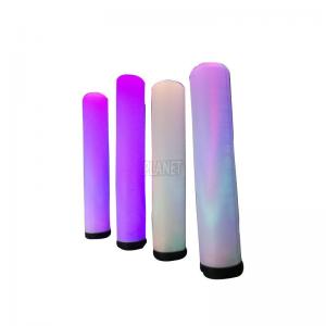 China Colorful Inflatable Column Decoration Balloon Column Stand Inflatable LED Pillar For Party Decoration supplier