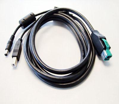 12V Powered USB cable for IBM FCI NCR devices