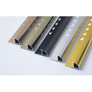 Durable Aluminium Tile Edge Trim Protection Silver Color Tile Strip