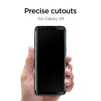 Samsung Galaxy S8 Shatterproof Screen Protector Tempered Glass , 3D Curved Screen Protector 