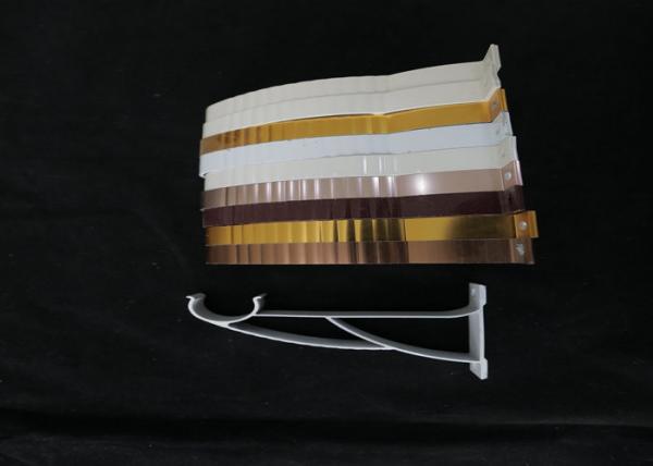 Decorative Aluminium Alloy 0.3mm Curtains Pipe Holder