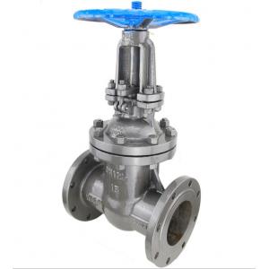 Carbon Steel Water Gate Valve Flange Connection Type Compact Structure