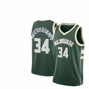 Vivid Image Custom Made Basketball Jerseys Strong Moisture Absorption  Milwaukee NO 34