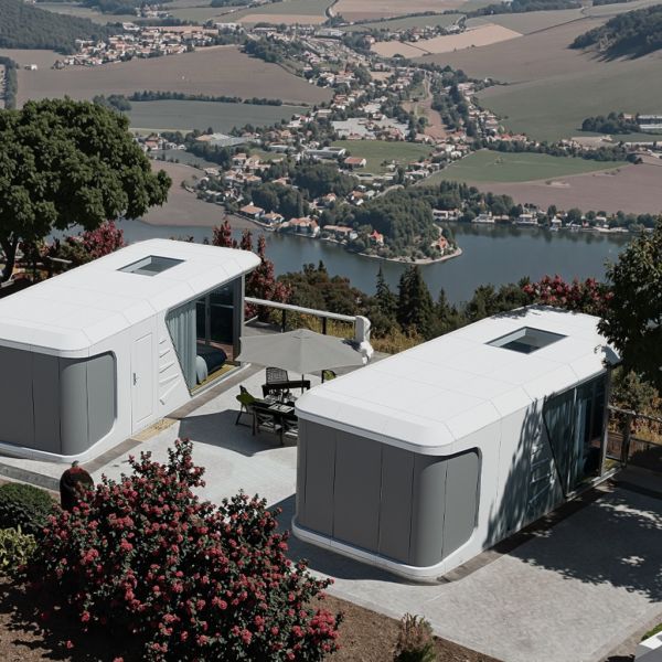 Prefabricated Capsule House Modular Cabin for Camping Beach Backyard