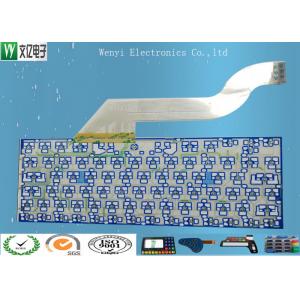 Keyboard Membrane Switch Multilayer Flexible Circuits , 2 Layers Fpc Flex Circuit Board