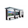 201 / 304 / 316 Stainless Steel Bus Stop Shelter Advertising Screen 1500*3500mm