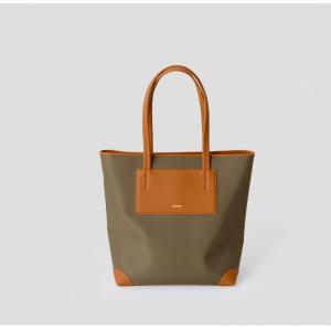 35cm Oversized Tote Bag With Zipper Portable Large Leather Handbag