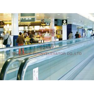 Airport 5.5kw - 13kw Moving Walk Escalator For Shopping Mall / Subway / Airport
