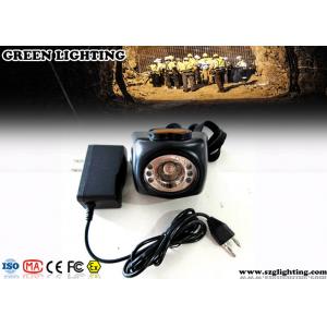 China Cordless Hard Hat Lights with LCD Screen Black Classic Mining Headlamp supplier