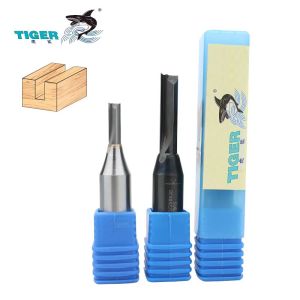 China Tiger  1/2 and 1/4 Shank  CNC Router Bit High Precision Carbide Straight Router Bit for Wood Working for Wood Router Bits wholesale