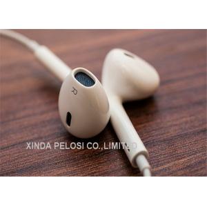 China Original Iphone Earphones , White Apple Earpods With Remote And Mic supplier