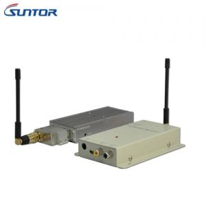 China 7.5W High Power Wireless Elevator Camera System , AV CCTV Transmitter And Receiver supplier