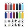 China Leather Top Handle Insulated Drinks Bottle Double Wall Type wholesale
