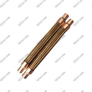 Bronze braided corrugated hose can be used for air conditioning shock absorber pipe