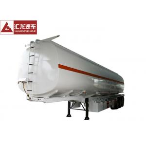 China Heavy Duty Fuel Tank Trailer Carbon Steel Body Top Ladder With Hand Rail supplier