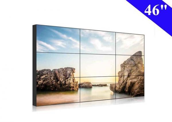 46 inch video wall full hd full color 500nits 3x3 lcd display narrow bezel 10mm