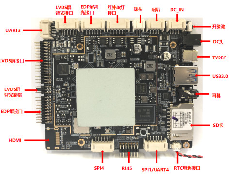 China LPDDR4 4G PCBA integró la informática LVDS de la ayuda MIPI del cuadro de sistema supplier