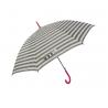 Windproof 23" Polyester 190T Straight Umbrella With Wooden Handle