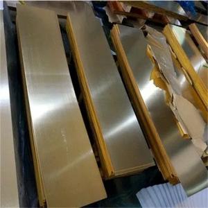 China C26800 Brass Sheet Plate 1mm 2mm Thickness Zinc Copper Alloy Customized Size Astm Gb H68 supplier