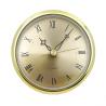 China 90mmClock Insert with Roman Numeral Quartz Movement Silver Trim wholesale