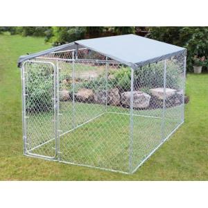 China 4x4x1.82M Thick Hot Galvanized Fence Big Dog Kennel/Metal Run/Pet house/Outdoor Exercise Cage wholesale