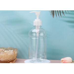 480ml Empty clear Plastic Pump Bottles Dispenser for Massage Oil, Liquid Soap