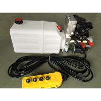 China G3/8 Oil Port Mini Hydraulic Power Packs , DC 24v Hydraulic Power Pack With 8L Plastic Oil Tank on sale