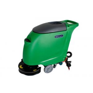 Silent Auto Floor Scrubbing Machines , Green Ceramic Floor Cleaner Machine