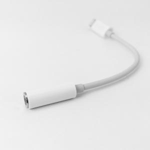 China PVC ABS Iphone Aux Adapter White 8cm Iphone Interface Connector supplier