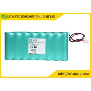 China 9.6V 1300mah AA NIMH Rechargeable Battery Pack OEM / ODM Acceptable supplier