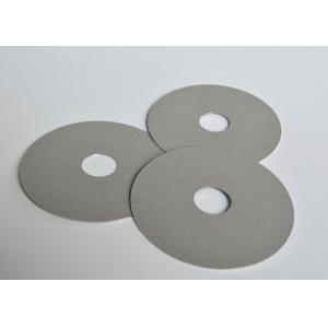Foamed Sheet Sintered Metal Filter Disc Uniform Pores Customized Diameter