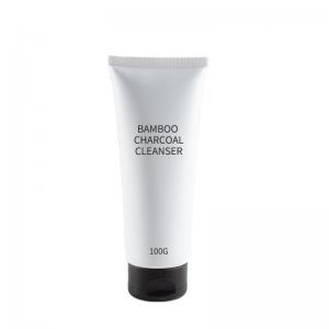 China 100ml Bamboo Charcoal Face Wash Foaming Facial Cleanser GMPC supplier