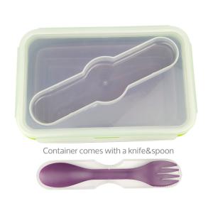 China Recipiente de armazenamento retangular hermético do alimento do silicone do retângulo da Escape-prova segura feita sob encomenda do congelador de Logo Large Volume Microwave Oven supplier