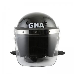 Tactical Riot Helmet With Gas Mask Hook , Military Helmet With Face Shield