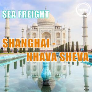 Shanghai To Nhava Sheva India Ocean Sea Freight Service Each Mon